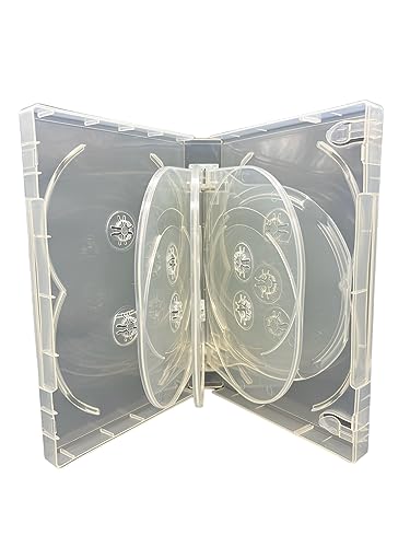 Dragon Trading® 11 boîtiers transparents pour CD/DVD/Blu-ray 36 mm