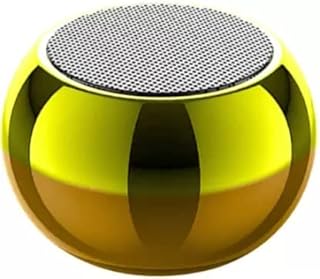 VEKIN M3 पोर्टेबल ब्लूटूथ मिनी स्पीकर डायनामिक मेटल साउंड (रंग स्टॉक के अनुसार) 5 W ब्लूटूथ स्पीकर (काला, मल्टीकलर, मोनो चैनल) (गोल्डन, मल्टीकलर)