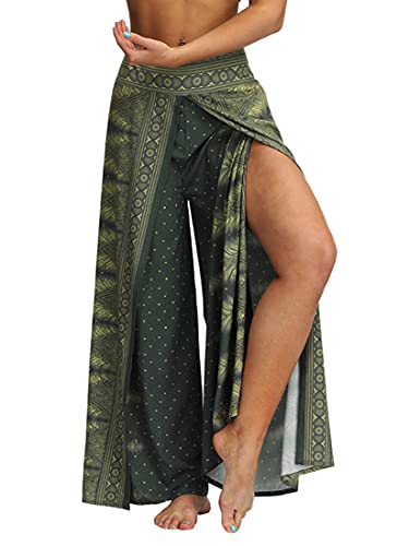 Ainuno Palazzo Pants for Women Woman Wide Leg Pants...