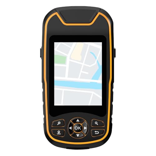 Koolenry A8 Handheld GPS Navigator for Hiking A8 Handheld GPS Navigator Multi-GNSS Support Rugged and Waterproof GPS Navigator Satellite Handheld GPS for Camping Hunting Backpacking