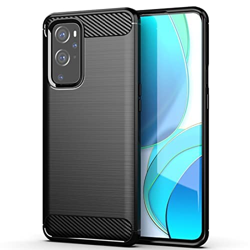 Image of Hybrid Carbon Fiber Back Case for Oneplus 9 Pro (Black)