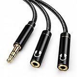 Compatibilité Universelle : Ce doubleur jack 3.5 est compatible avec les appareils équipés d’une prise jack standard. Il fonctionne avec smartphone, tablette, ordinateur ou haut-parleurs.