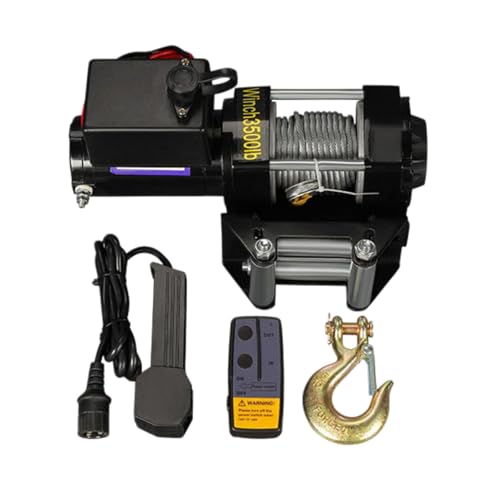 Bxzzuis �d���E�C���` 12V/24V ���C���[���[�v�d�l �ԍڃg���[���[�����@ �I�t���[�h ���ȋ~�� �ԗ����� �����R�����L���R���g���[���t�� IP67�h�� �d���z�C�X�g �N���[�� �����グ�@ ���p�r �W�[�v/�g���b�N/SUV/�g���[���[�p (12