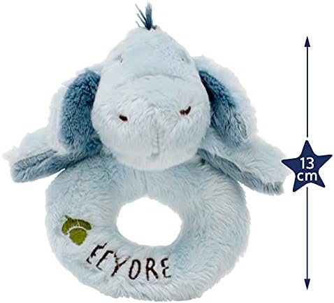 Rainbow Designs Classic Eeyore Ring Rattle, White