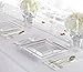 I00000 150 Pieces Silver Square Dinnerware & Disposable Silverware & Plastic Cups - Includes: 25 Dinner Plates, 25 Dessert Plates, 25 Forks, 25 Knives, 25 Spoons, 25 Tumblers