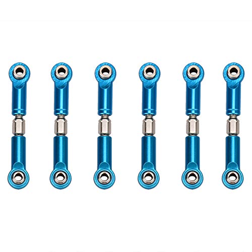 Metal Steering Linkage Rods Set for WLtoys 1/18 Model Car - High Strength and Durability, Improve Performance for RC Accessory Enthusiasts