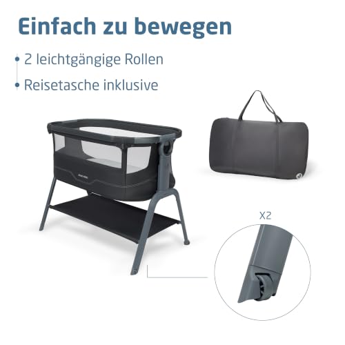 Maxi-Cosi Iora2 Baby Stubenbett, 0–6 Monate (9 kg), Elegance Graphite – Ansicht 5