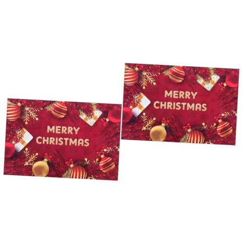 2pezzi Sfondo Fotografico Natalizio Per Festività Decorazione Murale Di Natale Atmosfera Festosa Per Feste e Servizi Fotografici Design e Sicuro