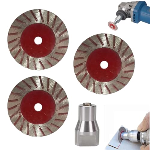 1.57" Diamond Saw Blades Set – Precision Stone Cutting Made Easy, 40mm Multi-Functional Professional Mini Diamond Cutting Blade Set for Granite, Marble, Sandstone, for Grinder (3PCS)