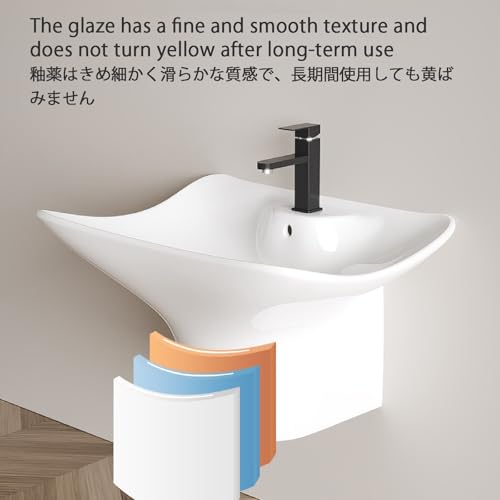 Lavabo de baño pequeño para ahorrar espacio en aseos con poca luz 6