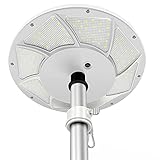 Solar Flag Pole Light 176 LED, 880 Lumens Brightest Solar Powered Flagpole Lights for Most 15 to 25 Ft Flag Poles, 100% Flag Coverage, 6800MAH Downlight Last Up to 10 Hrs, IP67 Waterproof Auto On/Off