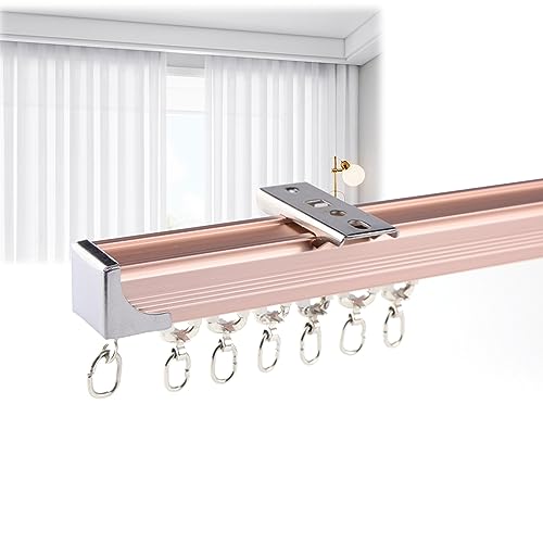 Tringle à rideau de 2m plafond robuste pour rail séparation pièce