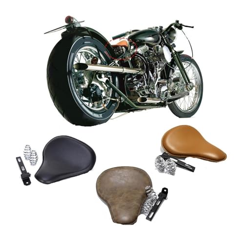 Kit de montaje para asiento de motocicleta con acabado estructural de acero 4