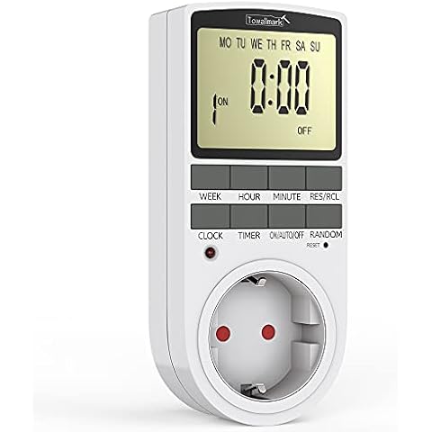 Towallmark 1 ABS timer outlet TM-02 (16 sets timing + countdown) European regulations Cover
