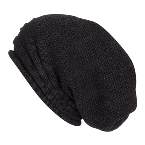Womens Slouchy Beanies Knitted Skull Cap Hip-Hop Beanie 2025 Fall Winter Knit Beanie Hat Fashionable Soft Hats