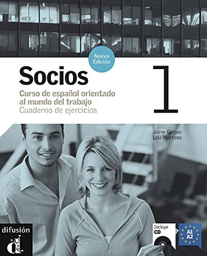 9788484434160 Socios. Cuaderno de ejercicios. Per gli Ist. professionali per i servizi commerciali. Con CD Audio (Vol. 1): Cuaderno de ejercicios - Curso de español orientado al mundo del trabajo