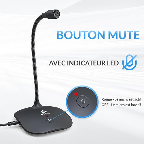 Microphone USB PC résolvant les voix robotiques sur Mac et ordinateur portable - 5
