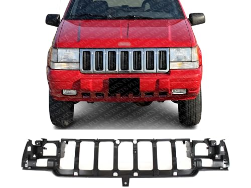 AUTOS PARTS PLUS Front Header Panel Thermoplastic Direct Replacement Compatible With 1996-1998 Jeep Grand Cherokee CH1220114 55054996AB