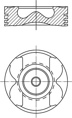 MAHLE Kolben 001PI00182002