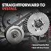 A-Premium Belt Tensioner Assembly with Pulley Compatible with Chevrolet Cruze 2010-2016, Sonic 2012-2018 & Saturn Astra 2008-2009 L4 1.8L, Replace# 55350422, 55563512