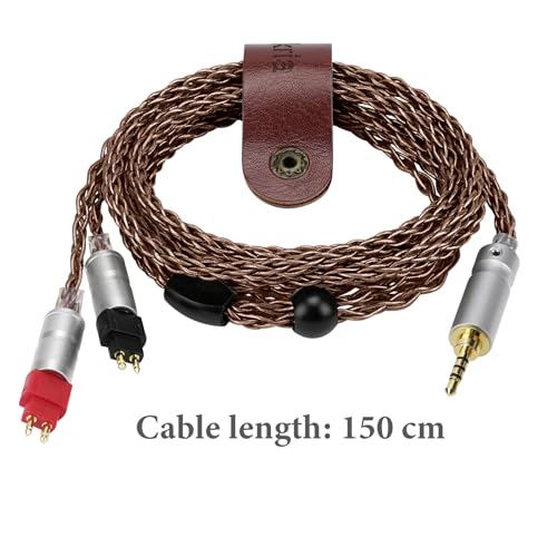 Cable de Audio Auxiliar GEEKRIA Compatible Sennheiser 1.5 m miniatura 2