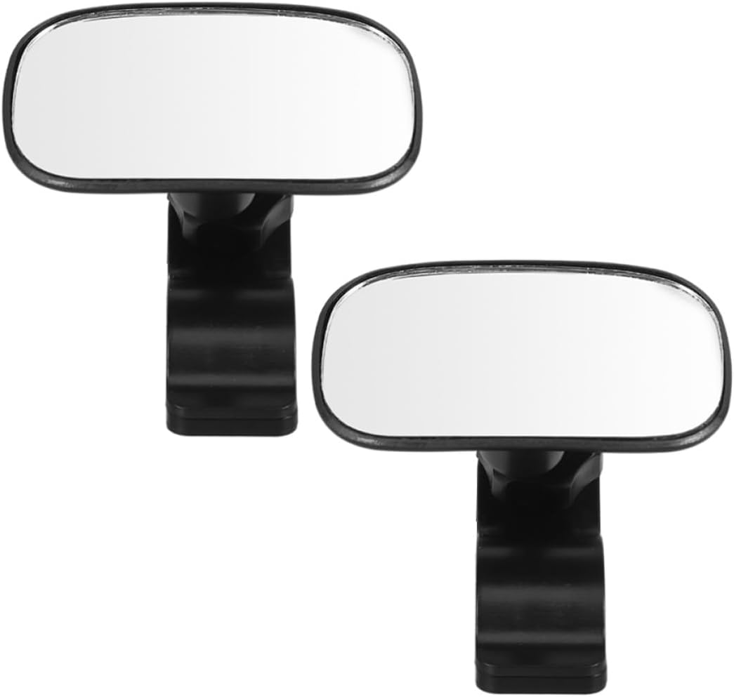 Car Rearview Mirror for Rear Facing and 2pcs Clip-on Safety Mirrors for Car Seats