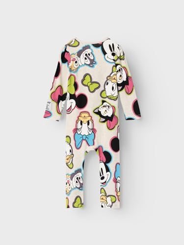 NAME IT Kız Bebek Bej Tulum 0-1 Ay NBFJEN MINNIE LS BODYSUIT WDI - Görsel 2