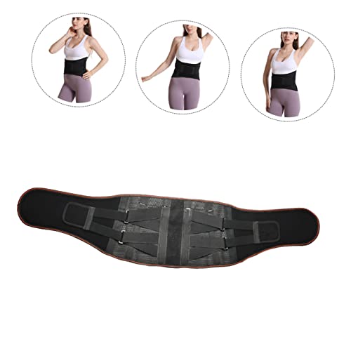 Faja lumbar ergonómica de soporte para cintura negra miniatura 3