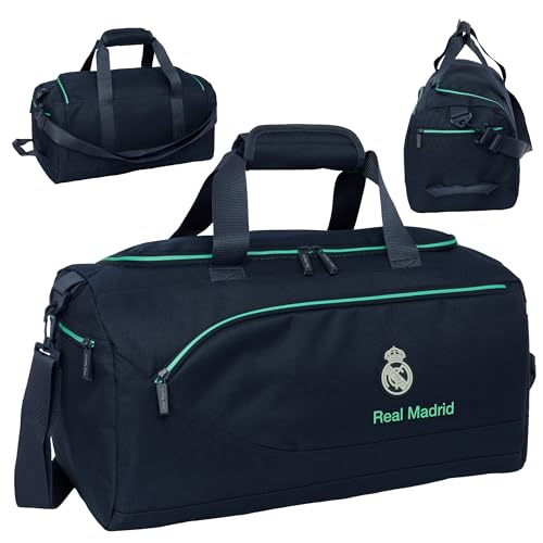 REAL MADRID 2ª EQUIPACIÓN 25/26   Bolsa de Deporte, Mochila, Ideal para Niños de Diferentes Edades, Cómoda y Versátil, Calidad y Resistencia, 50x25x25 cm