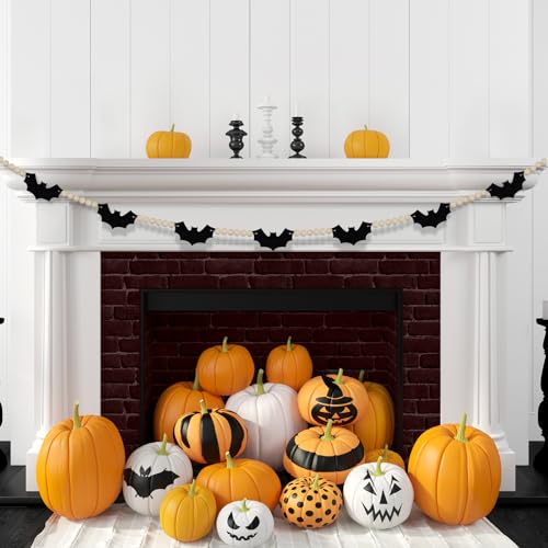 Oeyliz Halloween Garland for Mantel Halloween Decorations - image 1