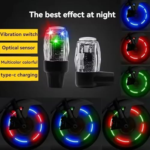 2 Und. Cabezales LED Reutilizables con Sensor de Vibración miniatura 5