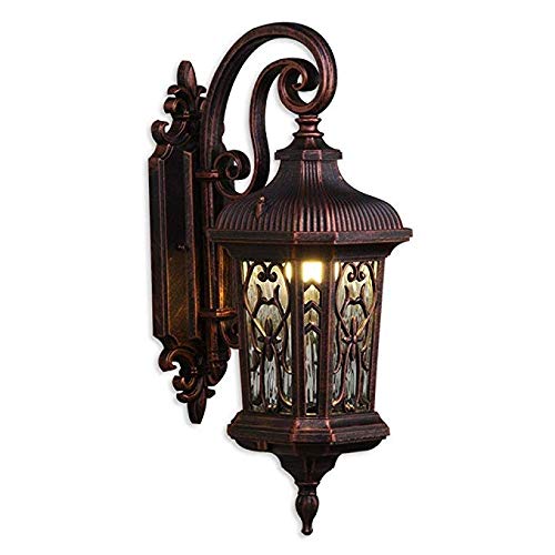 Applique murale LED style européen avec grille pour couloir et allée