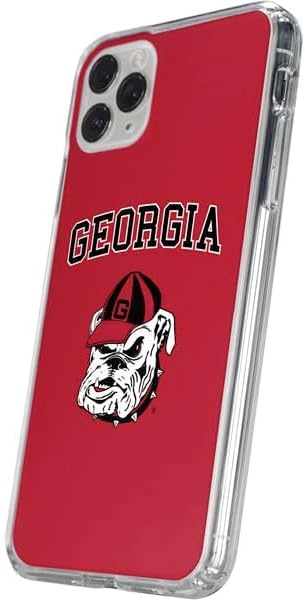 Skinit Clear Phone Case Compatible with iPhone 11 Pro - Officially Licensed University of Georgia Bulldogs Logo Design