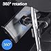 KURAMI Car Headrest Mount, 360°Rotated Car Headrest Bracket Tablet Headrest Holder Compatible with 4