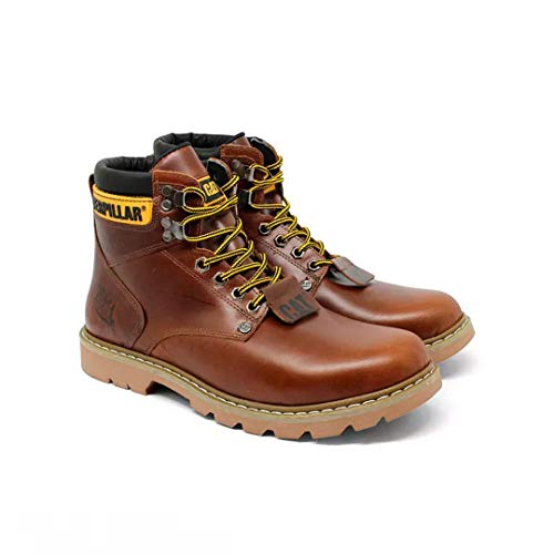 Bota Botina Couro Marrom (36)