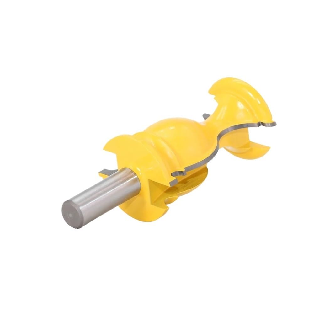 Fresa de vástago de 1/2 ", 12,7 MM, 12MM, tallado de madera, enrutador de moldura de carburo cementado arquitectónico, fresado de madera, 1 ud.(02)
