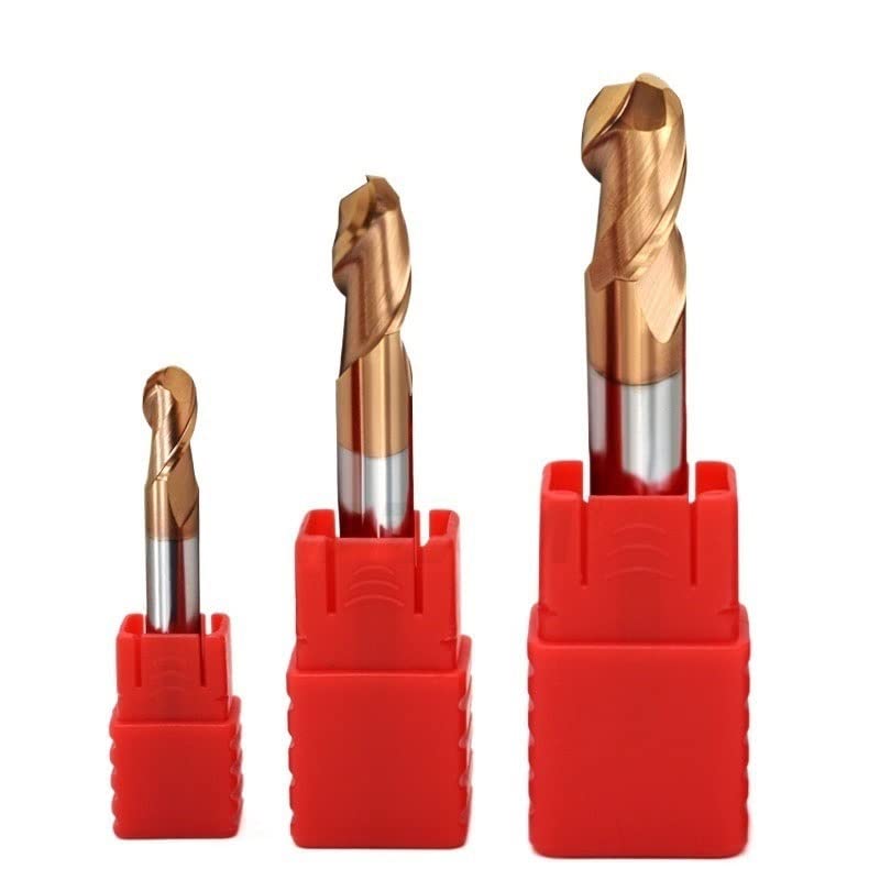Frese testa sferica HRC55 Rivestimento lega di acciaio al tungsteno(R6.0x12Dx75L)