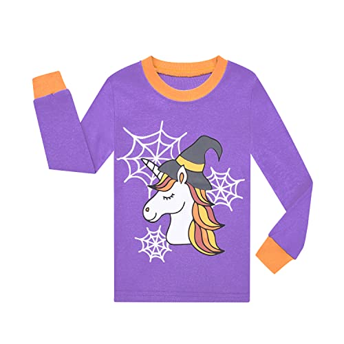 Benaive Boys Halloween Pajamas Kids Christmas Pajamas Novelty Holiday PJs 100% Cotton Sleepwear Size 2T-12 Years2