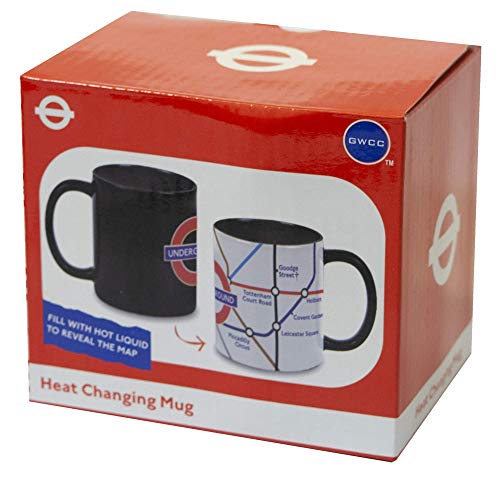 British Heritage Brands Licensed Official TFL Heat changing London Underground Tube Map Mug