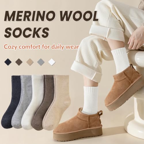 Image of Velice Womens Merino Wool Thermal Thick Hiking Winter Socks
