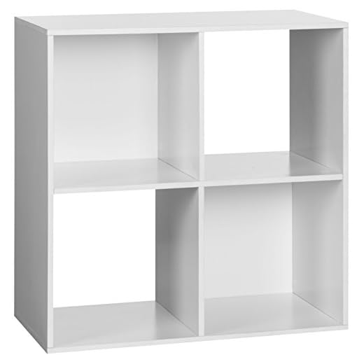 OneSpace 50-41201 4-Cube Organizer, White