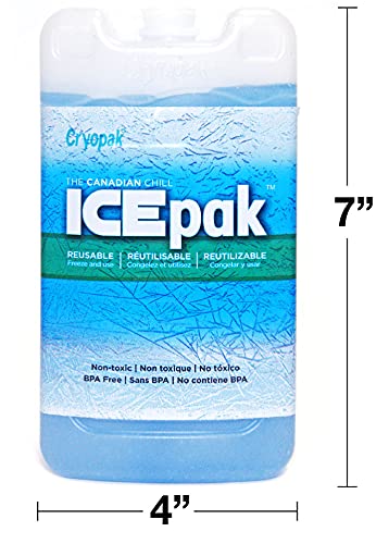Cryopak Grand Pack De Glace Un Grand Sac De Glaçons – 20,3 Cm