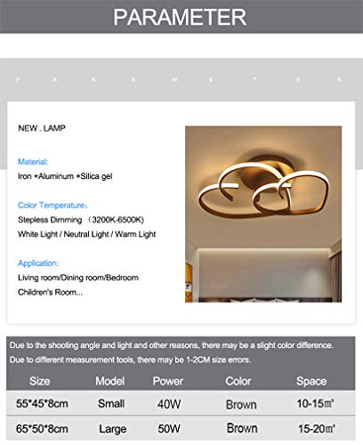 Plafond LED moderne télécommande pour éliminer la fatigue visuelle avec un éclairage adapté - 3