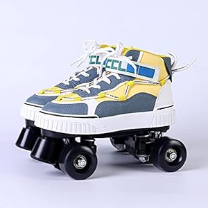 VIIPOORolwielen Schoenen Multifunctionele 2-in-1 Vervorming Wandelschoenen, Casual Fitness, Sterke Voorremmen, Zeer…