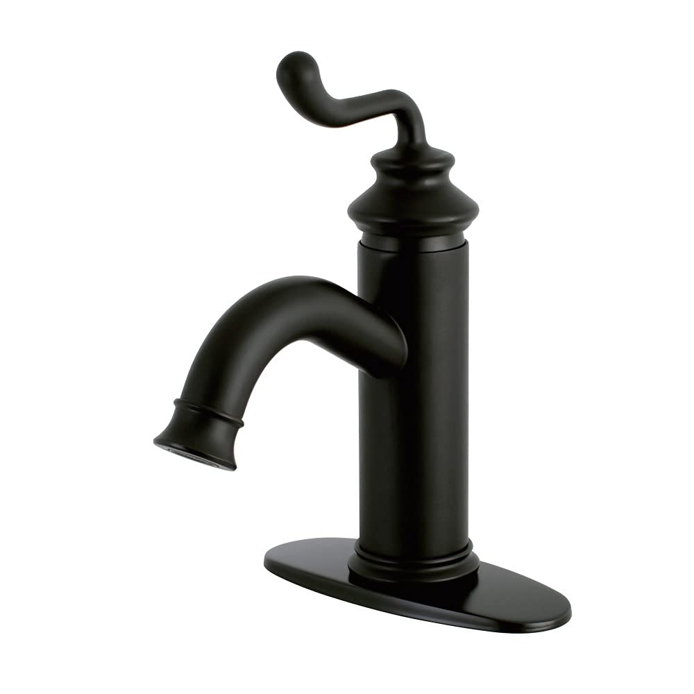 Kingston Brass LS5410RL Royale Banyo Bataryası, Mat Siyah, 5,88 x 5,06 x 9