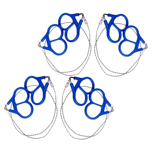 Totority 4pcs Outdoor Wire Saws Portable Hand Chainsaws for Emergency Survival Camping Hiking and Tree Pruning Lightweight and Efficient Cutting Tool