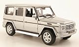 Marke : Mercedes Mercedes G-Klasse, silber, Modellauto, Fertigmodell, Welly 1:24
