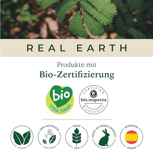 Real Earth Henna Haarfarbe 250g BIO 100% Natürliches. Henna Pulver Für Haare - Tönung Rot, Kupfer, Kupferrot, Goldbraun, Mittelblond, Schwarz, Dunkelbraun Color Prep Haut - Made in India