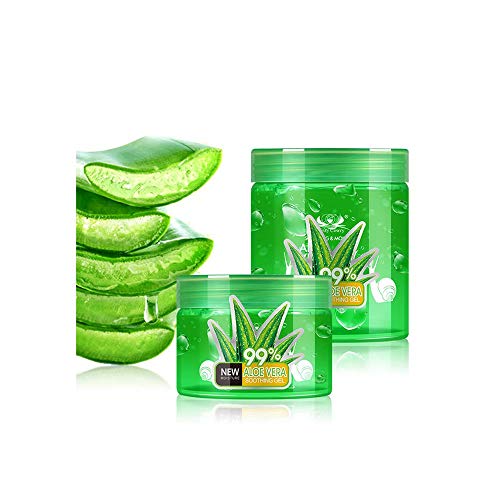 Preisvergleich Produktbild Aloe Vera Gel - Aloe Vera plus Gurken Extrakt Feuchtigkeitsspendend - Hautberuhigend (#04 150ml+250ml)