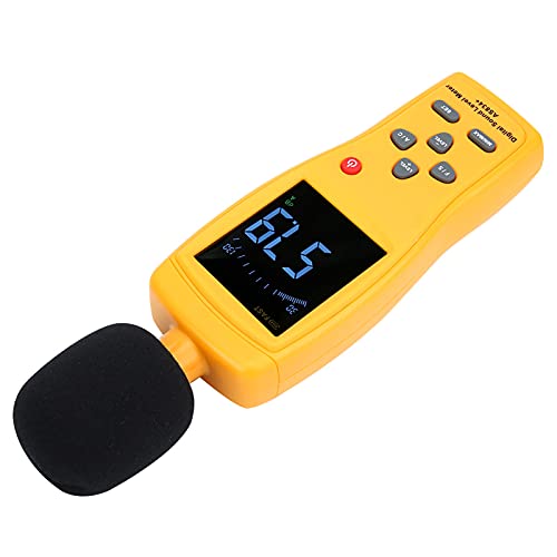 SASKATE Smart Sensor AS834+ Decibel Meter Sound Level Meter Noise Detector with Large LCD Color Screen 30-130dB Range for Home Office Industrial Use